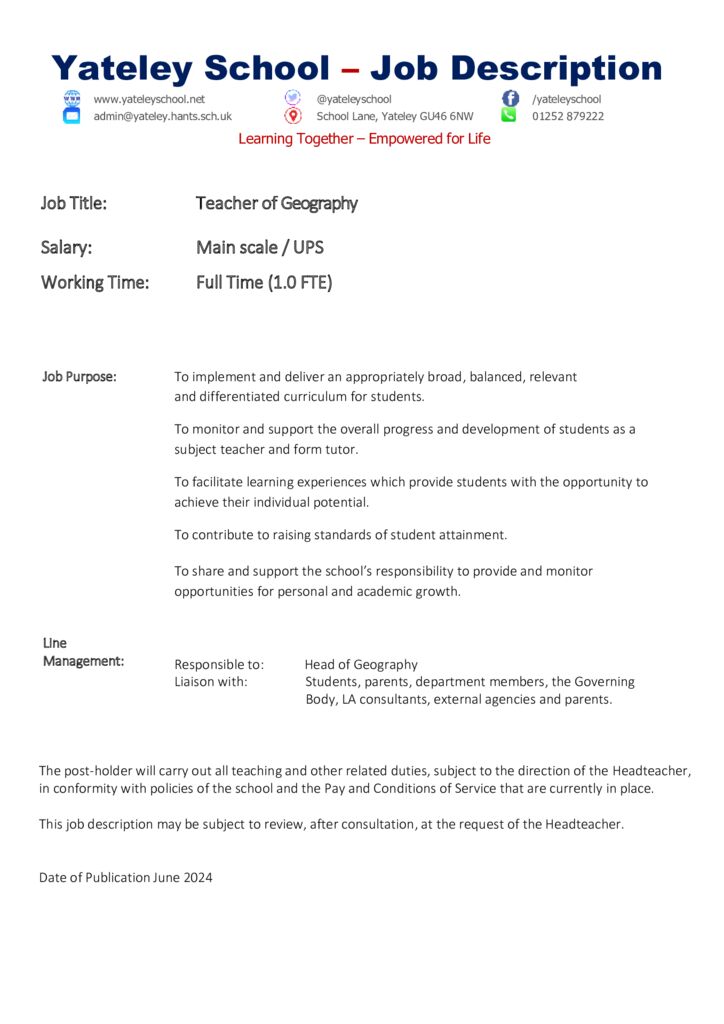 thumbnail of Geography-Teacher-Job-Description-June 2024