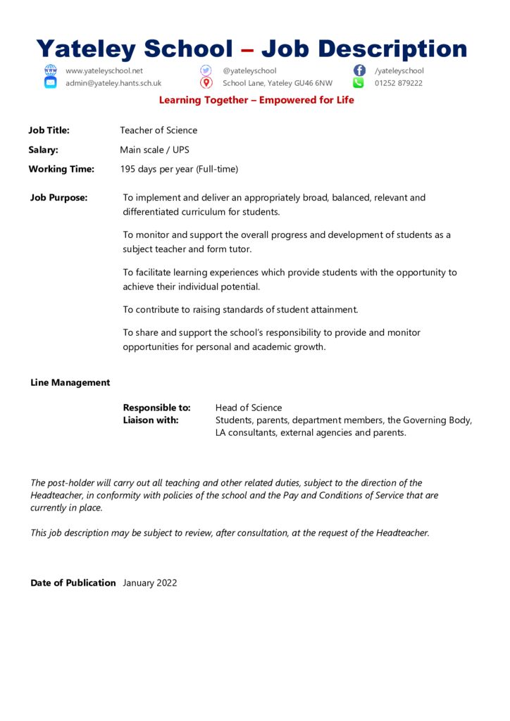 vacancies-yateley-school