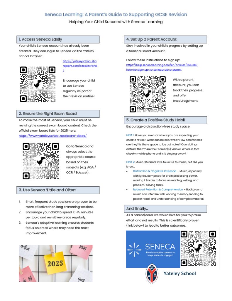 thumbnail of Seneca Parent Guide